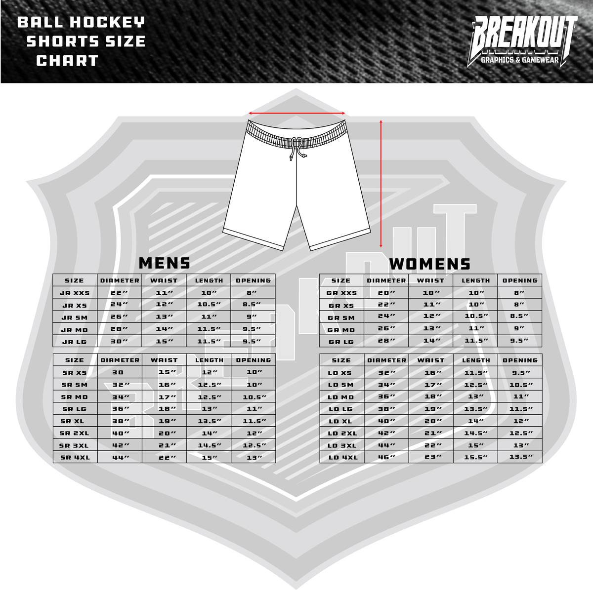 BC Selects - Sublimated Shorts | *Pre-ORDER*