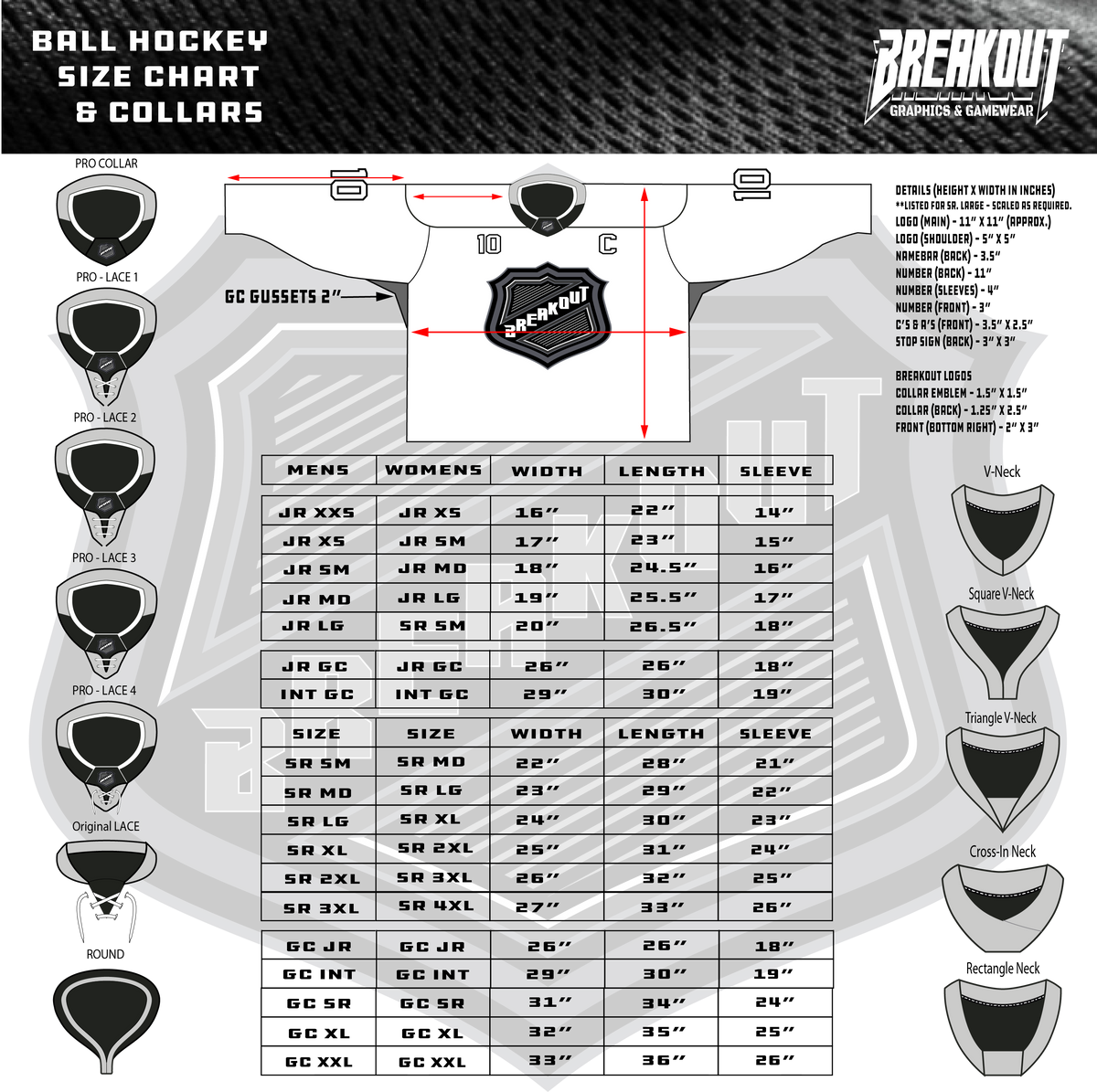 Sublimation Custom Team - Jerseys (Ball Hockey)